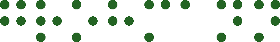 „Grohmann“ in Blindenschrift
